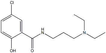 5-chloro-N-[3-(diethylamino)propyl]-2-hydroxybenzamide Structure