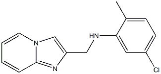 5-chloro-N-{imidazo[1,2-a]pyridin-2-ylmethyl}-2-methylaniline Structure