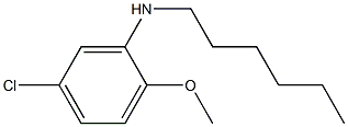 5-chloro-N-hexyl-2-methoxyaniline Structure