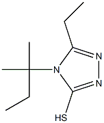 5-ethyl-4-(2-methylbutan-2-yl)-4H-1,2,4-triazole-3-thiol Structure