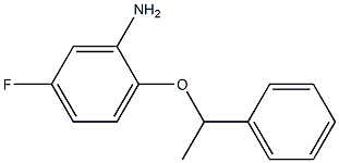 5-fluoro-2-(1-phenylethoxy)aniline 구조식 이미지