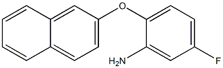 5-fluoro-2-(naphthalen-2-yloxy)aniline Structure