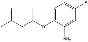 5-fluoro-2-[(4-methylpentan-2-yl)oxy]aniline 구조식 이미지