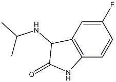 5-fluoro-3-(propan-2-ylamino)-2,3-dihydro-1H-indol-2-one 구조식 이미지