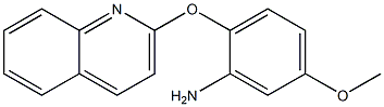 5-methoxy-2-(quinolin-2-yloxy)aniline 구조식 이미지