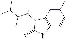 5-methyl-3-[(3-methylbutan-2-yl)amino]-2,3-dihydro-1H-indol-2-one 구조식 이미지