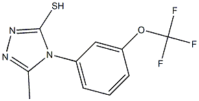 5-methyl-4-[3-(trifluoromethoxy)phenyl]-4H-1,2,4-triazole-3-thiol 구조식 이미지