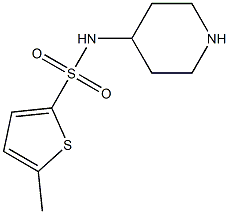 5-methyl-N-(piperidin-4-yl)thiophene-2-sulfonamide Structure