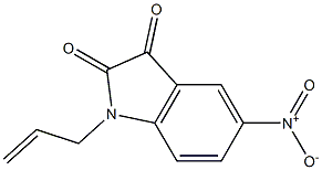 5-nitro-1-(prop-2-en-1-yl)-2,3-dihydro-1H-indole-2,3-dione Structure