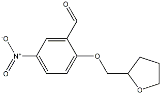 5-nitro-2-(oxolan-2-ylmethoxy)benzaldehyde Structure
