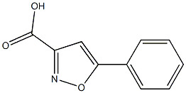 5-phenyl-1,2-oxazole-3-carboxylic acid Structure