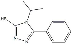 5-phenyl-4-(propan-2-yl)-4H-1,2,4-triazole-3-thiol 구조식 이미지