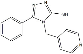 5-phenyl-4-(pyridin-4-ylmethyl)-4H-1,2,4-triazole-3-thiol Structure