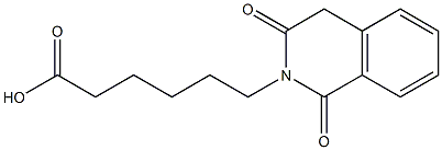 6-(1,3-dioxo-1,2,3,4-tetrahydroisoquinolin-2-yl)hexanoic acid 구조식 이미지