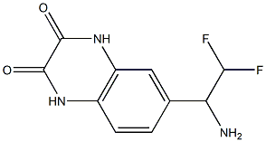 6-(1-amino-2,2-difluoroethyl)-1,2,3,4-tetrahydroquinoxaline-2,3-dione 구조식 이미지