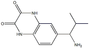 6-(1-amino-2-methylpropyl)-1,2,3,4-tetrahydroquinoxaline-2,3-dione 구조식 이미지