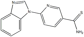 6-(1H-benzimidazol-1-yl)pyridine-3-carbothioamide Structure