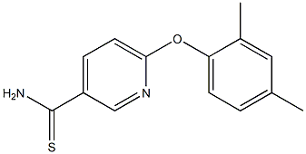 6-(2,4-dimethylphenoxy)pyridine-3-carbothioamide Structure