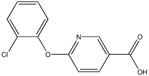 6-(2-chlorophenoxy)nicotinic acid Structure