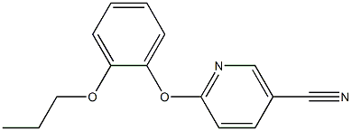 6-(2-propoxyphenoxy)nicotinonitrile Structure