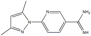 6-(3,5-dimethyl-1H-pyrazol-1-yl)pyridine-3-carboximidamide Structure