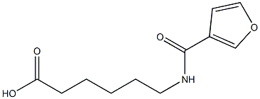 6-(3-furoylamino)hexanoic acid Structure