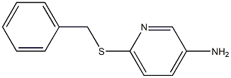 6-(benzylsulfanyl)pyridin-3-amine 구조식 이미지