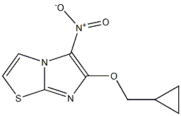 6-(cyclopropylmethoxy)-5-nitroimidazo[2,1-b][1,3]thiazole Structure