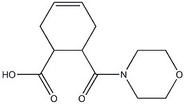 6-(morpholin-4-ylcarbonyl)cyclohex-3-ene-1-carboxylic acid Structure