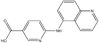 6-(quinolin-5-ylamino)pyridine-3-carboxylic acid Structure