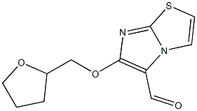 6-(tetrahydrofuran-2-ylmethoxy)imidazo[2,1-b][1,3]thiazole-5-carbaldehyde 구조식 이미지