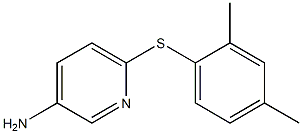 6-[(2,4-dimethylphenyl)sulfanyl]pyridin-3-amine Structure