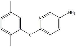 6-[(2,5-dimethylphenyl)sulfanyl]pyridin-3-amine Structure