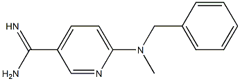 6-[benzyl(methyl)amino]pyridine-3-carboximidamide 구조식 이미지