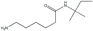 6-amino-N-(1,1-dimethylpropyl)hexanamide 구조식 이미지