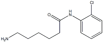 6-amino-N-(2-chlorophenyl)hexanamide 구조식 이미지