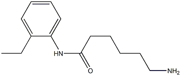 6-amino-N-(2-ethylphenyl)hexanamide 구조식 이미지