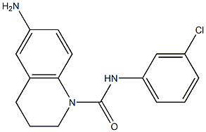 6-amino-N-(3-chlorophenyl)-1,2,3,4-tetrahydroquinoline-1-carboxamide 구조식 이미지