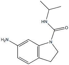 6-amino-N-(propan-2-yl)-2,3-dihydro-1H-indole-1-carboxamide 구조식 이미지