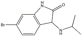 6-bromo-3-(propan-2-ylamino)-2,3-dihydro-1H-indol-2-one 구조식 이미지