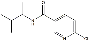 6-chloro-N-(3-methylbutan-2-yl)pyridine-3-carboxamide Structure