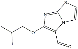 6-isobutoxyimidazo[2,1-b][1,3]thiazole-5-carbaldehyde Structure