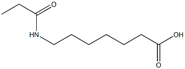 7-(propionylamino)heptanoic acid Structure