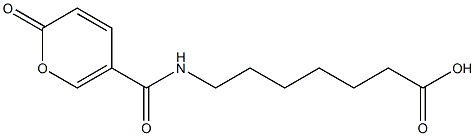 7-{[(2-oxo-2H-pyran-5-yl)carbonyl]amino}heptanoic acid 구조식 이미지