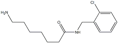 7-amino-N-(2-chlorobenzyl)heptanamide 구조식 이미지