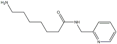 7-amino-N-(pyridin-2-ylmethyl)heptanamide Structure