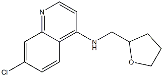 7-chloro-N-(oxolan-2-ylmethyl)quinolin-4-amine Structure