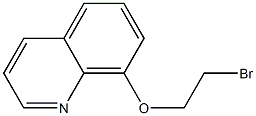 8-(2-bromoethoxy)quinoline 구조식 이미지