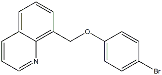 8-(4-bromophenoxymethyl)quinoline 구조식 이미지