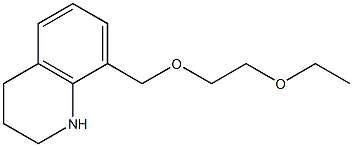 8-[(2-ethoxyethoxy)methyl]-1,2,3,4-tetrahydroquinoline Structure